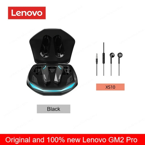 Original Lenovo Gm2 Pro 5.3 Earphone Bluetooth Wireless Earbuds Low