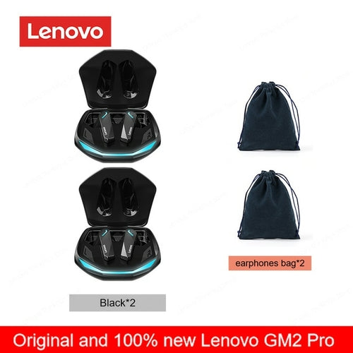 Original Lenovo Gm2 Pro 5.3 Earphone Bluetooth Wireless Earbuds Low