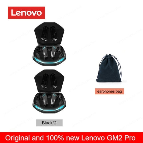 Original Lenovo Gm2 Pro 5.3 Earphone Bluetooth Wireless Earbuds Low