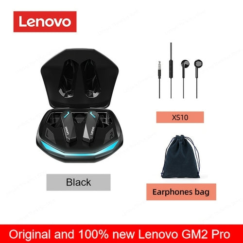 Original Lenovo Gm2 Pro 5.3 Earphone Bluetooth Wireless Earbuds Low