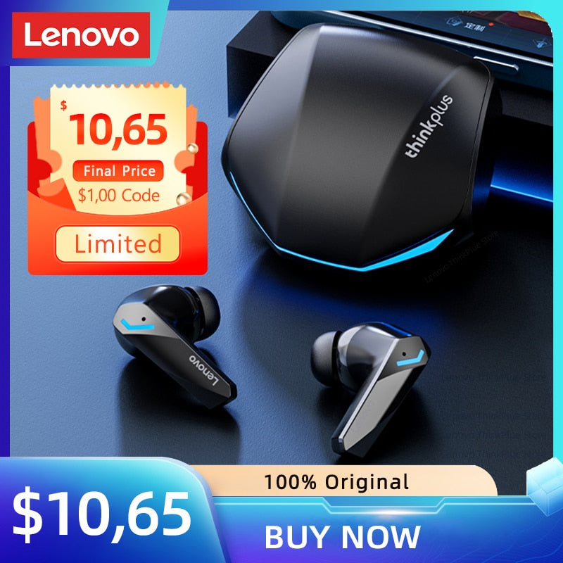 Original Lenovo Gm2 Pro 5.3 Earphone Bluetooth Wireless Earbuds Low