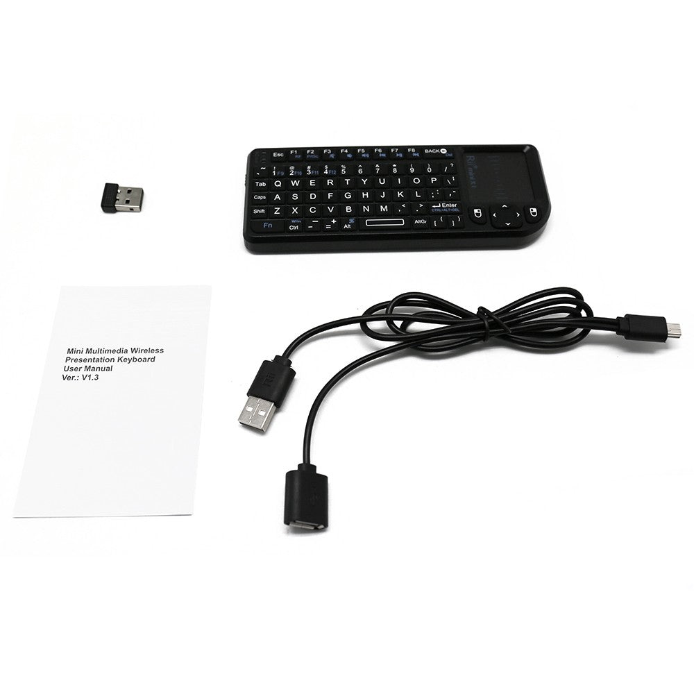 Original Rii X1 2.4ghz Mini Wireless Keyboard English/ru/es/fr