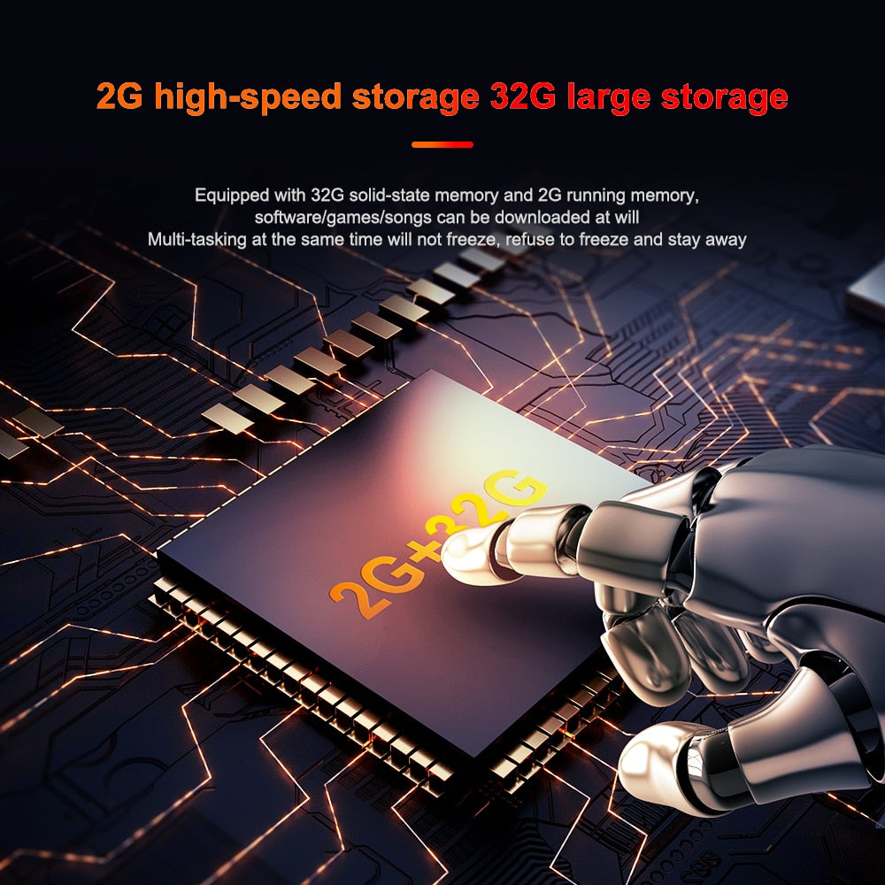 Podofo Android 11 Car Radio Autoradio 32G 2 Din 7"/9"/10" Universal