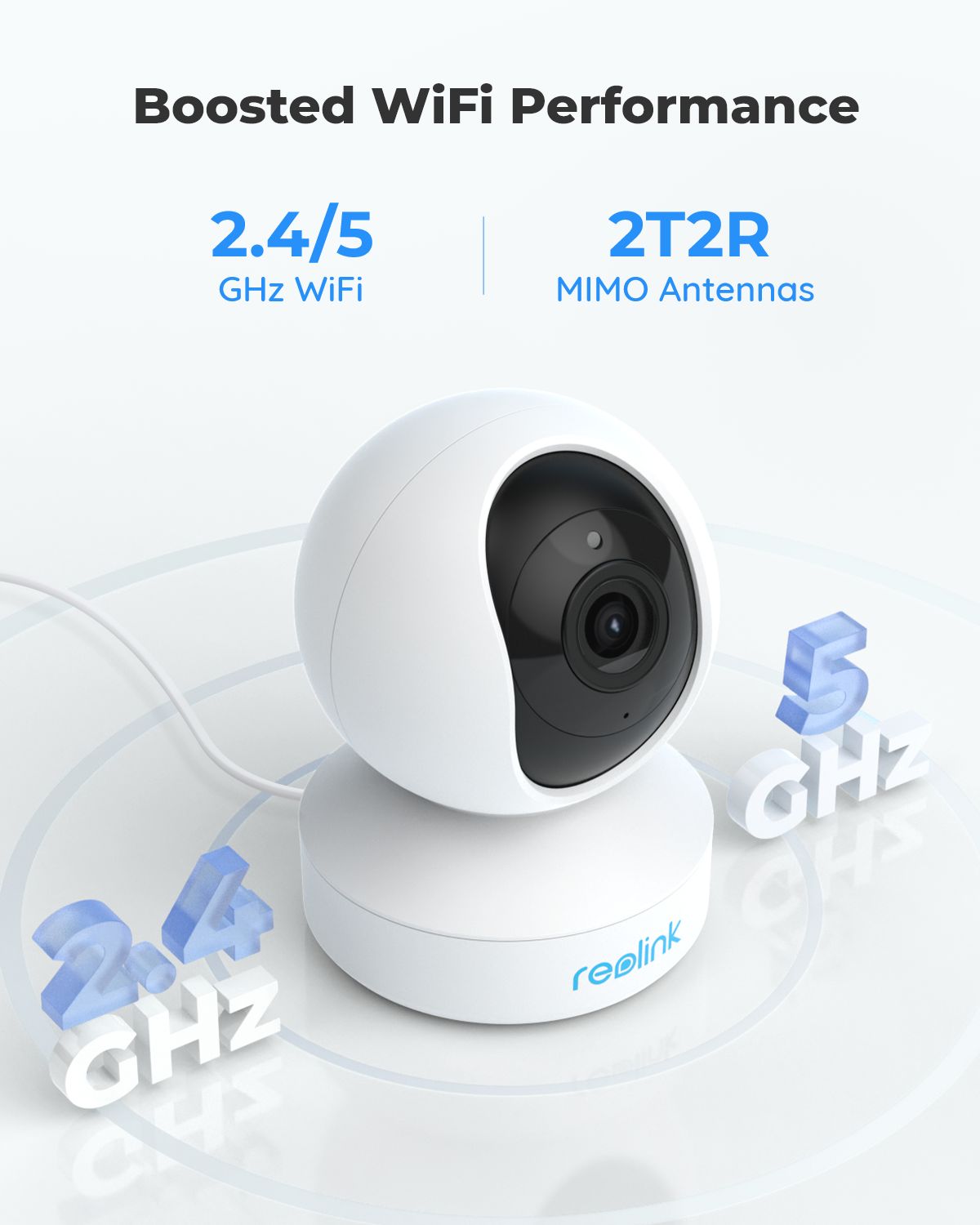 Reolink 5mp Ptz Home Security Camera Wifi 2.4g/5g 3x Optical Zoom