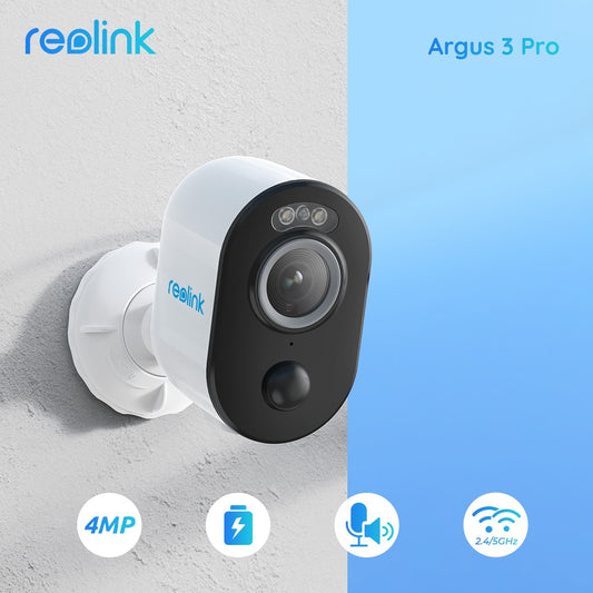 Reolink Argus 3 Pro Battery outdoor Camera 2.4G/5Ghz WiFi Camera