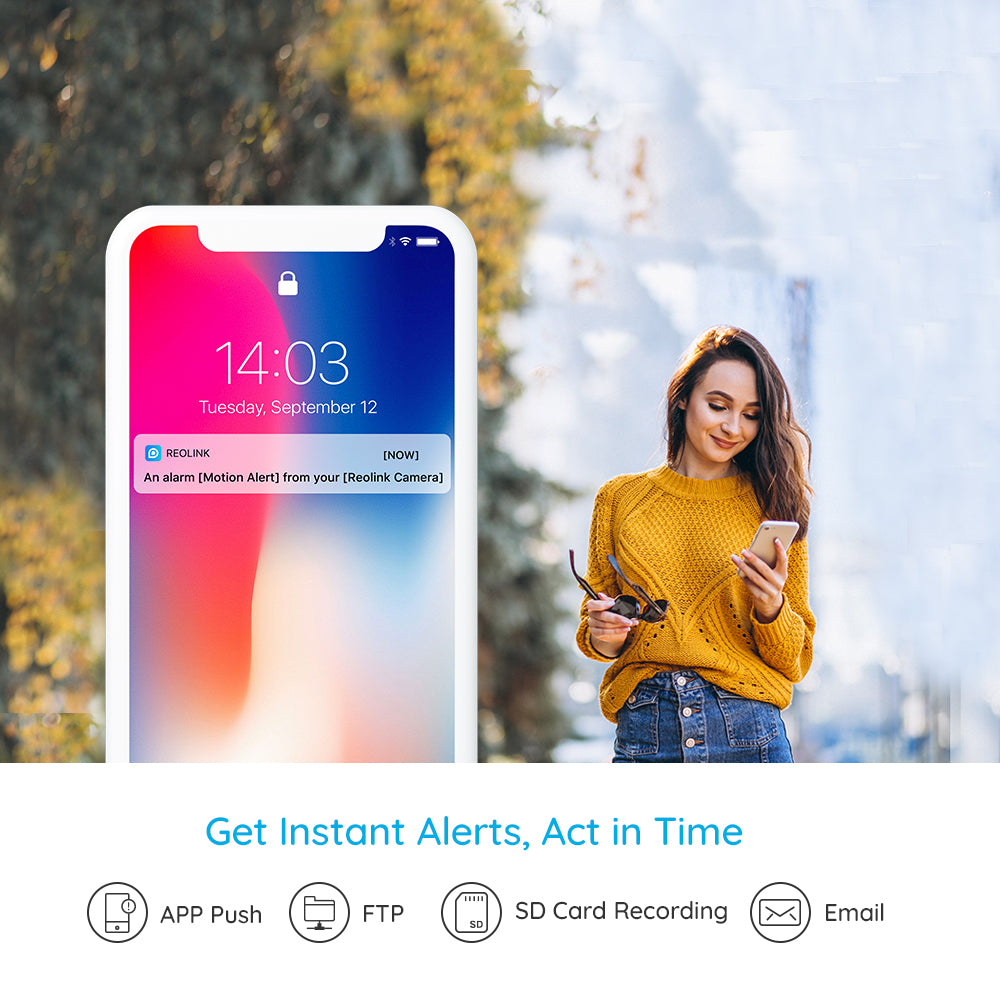 Reolink Smart Ip Camera 5mp Poe Outdoor Infrared Night Vision Bullet