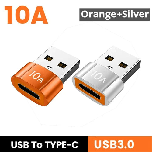 10A USB 3.0 Type C Adapter TypeC Female To USB Male Converter Fast