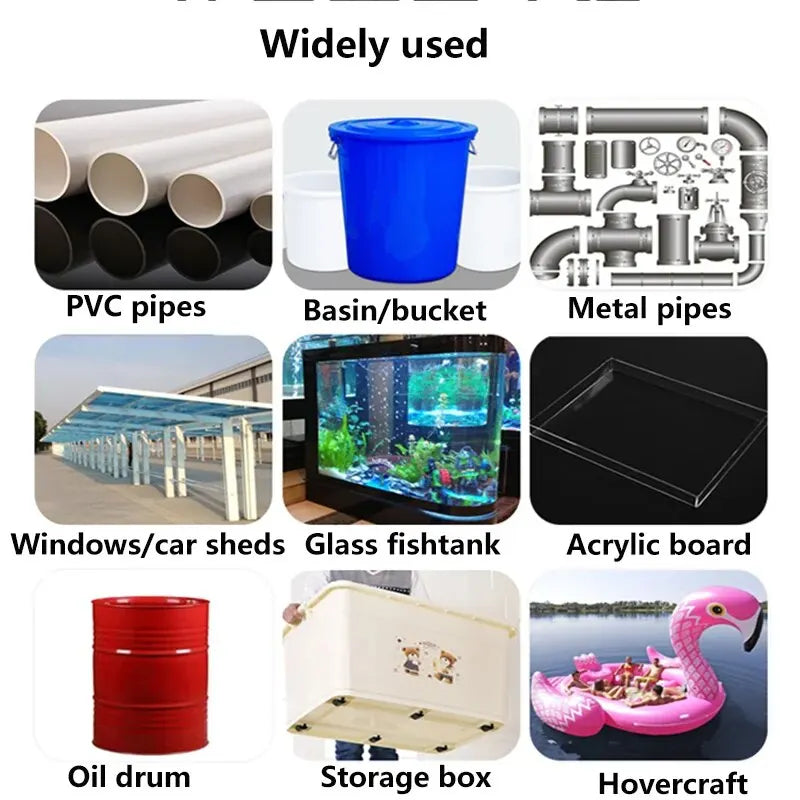 Black / Transparent Strong Waterproof Tape, High Strength Toughness,