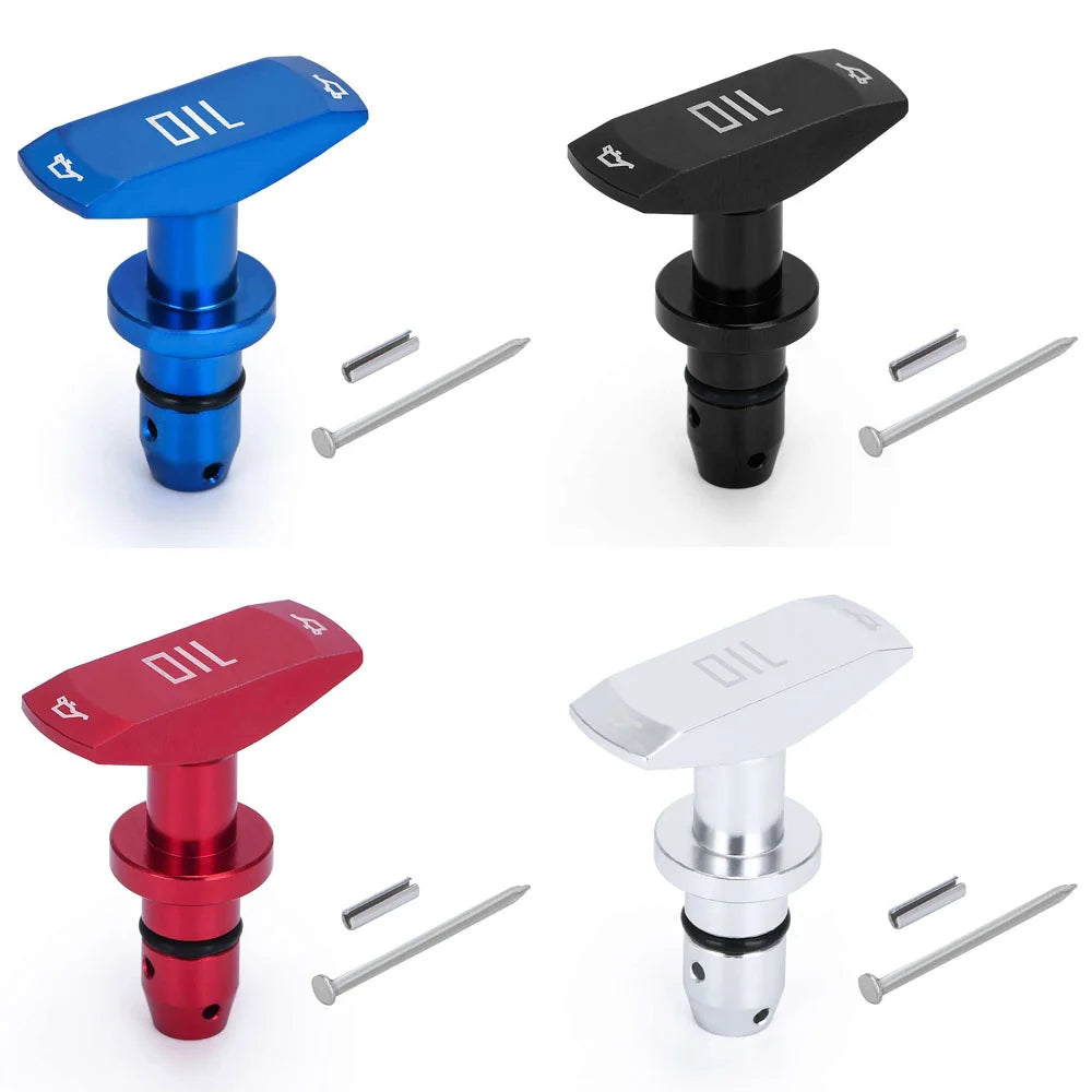Universal Car Oil Dipstick Pull Handle Engine Oil Pullhandle Aluminum