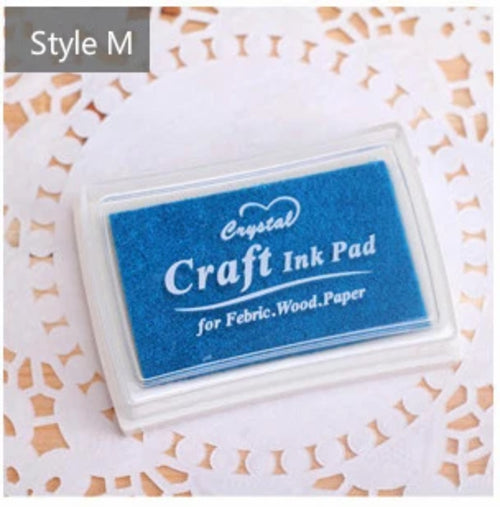 Mr Paper 15 Colors Inkpad Handmade DIY Craft Oil Based Ink Pad for