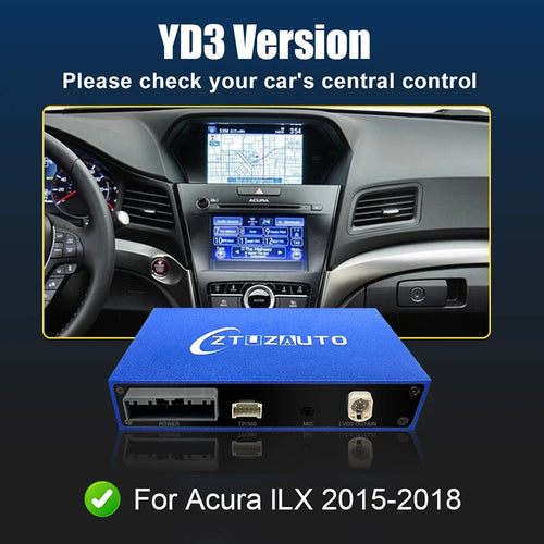 Car Ai Box Wireless Apple Carplay Android Auto For Acura YD3 MDX RDX