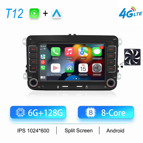 2Din Car Radio Android for Volkswagen Golf 5 6 Polo Passat B6 B7 CC