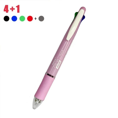 5 In 1 Multicolor Ballpoint Pens 4 Colors Ball Pen 1 Automatic Pencil