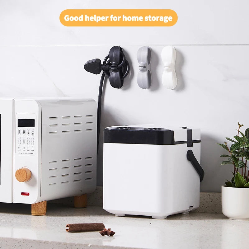 3-6pcs Cord Winder Organizer for Kitchen Appliance Cord Wrapper Cable