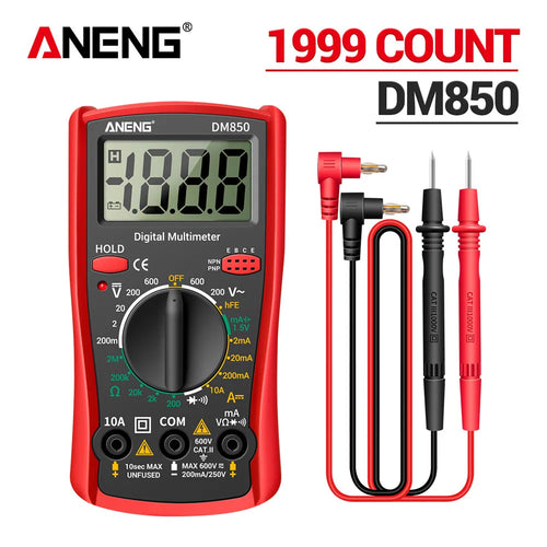 ANENG DM850 Digital Multimeter Automatic Professional 1999 Counts Auto