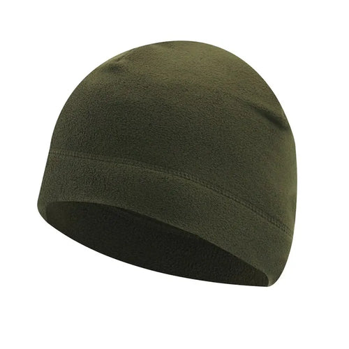 Men Polar Fleece Cap Winter Warm Outdoor Sports Skiing Cycling Hat