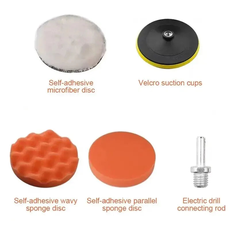 Polishing Sponge Plate Set Imitation Plush Waxing Angle Grinding