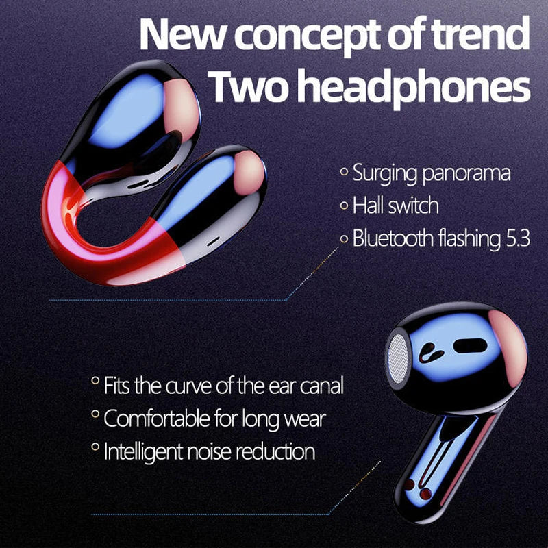 Wireless couple earphones one box two translation earphones study