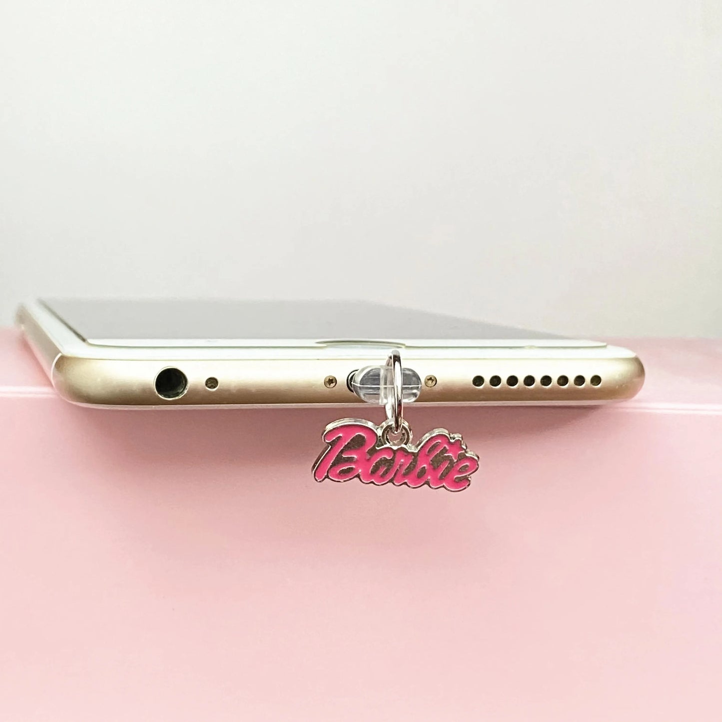 MINISO Barbie Metal Phone Anti-Dust Plug For iPhone Samsung Huawei