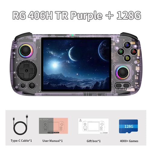 ANBERNIC RG406H RG 406H Handheld Game Console 4inch IPS Multi-touch