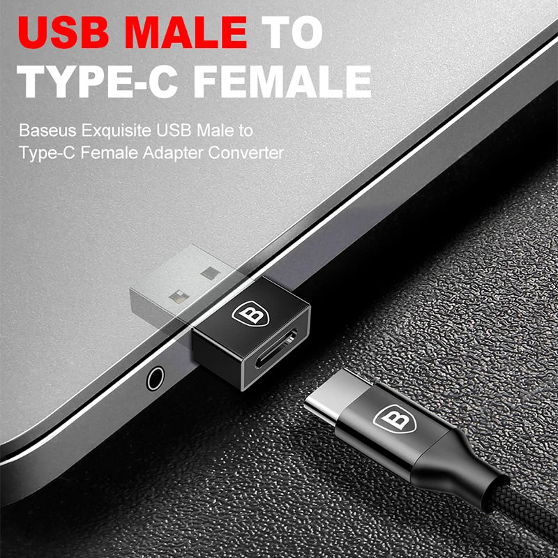 Baseus USB Type C OTG Adapter USB C Male To Micro USB Female Cable