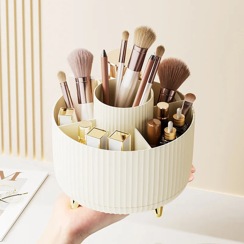 Rotating makeup box storage bin, desktop compartment, lipstick