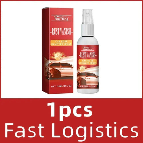 Car Rust Remover Spray Metal Surface Chrome Cleaner Car Body Paint