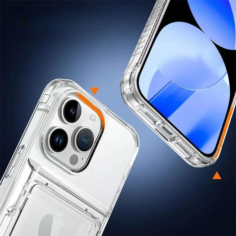 Card Holder Phone case For iPhone 15 14 16 13 12 11 Pro Max