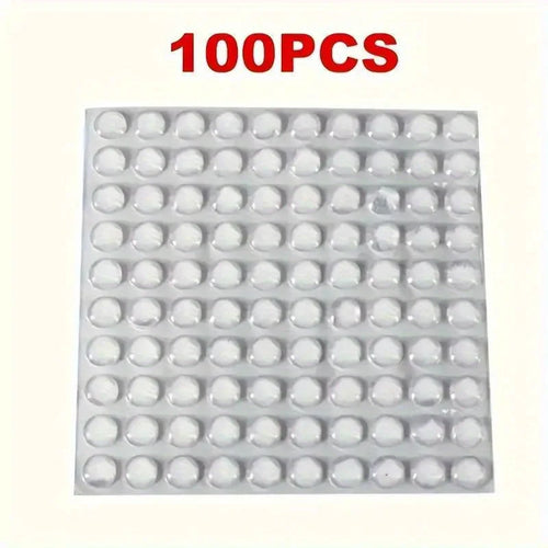 100Pcs Soft Silicone Rubber Anti Slip Bumpers Feet Pads Damper Buffer
