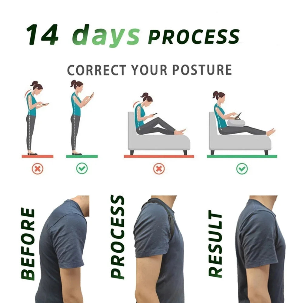Back Posture Corrector Belt Brace Hunchback Corrector Adult Men and