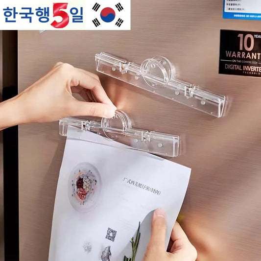 Magnetic Transparent File Folders Strong Suction Not Easy To Fall Off
