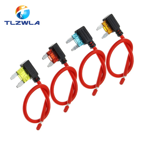 1PCS 12V Fuse Holder Add-a-circuit TAP Adapter Micro Standard Ford ATM
