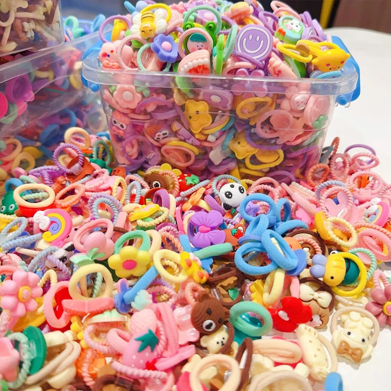 Children's rubber band Girl's rubber band High elastic durable hair