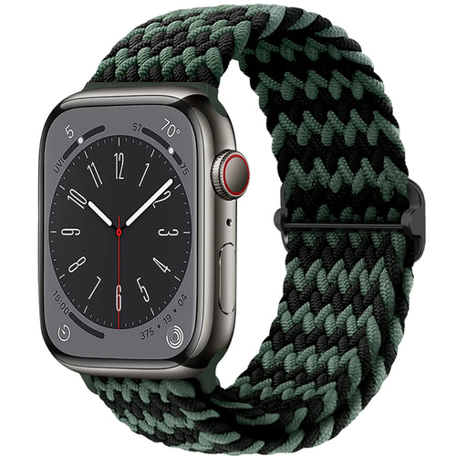Braided Solo Loop For Apple watch band 45mm 44mm 40mm 49mm 38 41mm