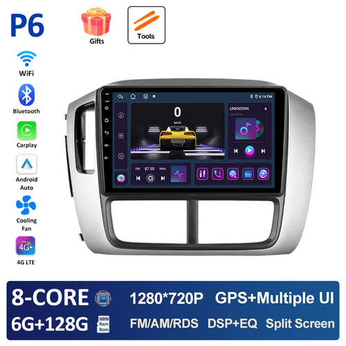 Android Smart System for Honda Pilot 1 2005 2006 - 2008 Navigation GPS