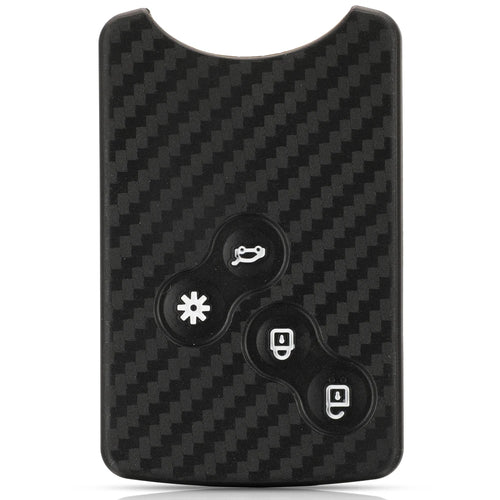 jingyuqin Carbon Men Car Key Bag Case For Renault Kadjar Captur Clio