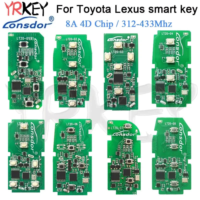 Lonsdor Universal Car Smart Remote Key LT20 for Toyota for Lexus for