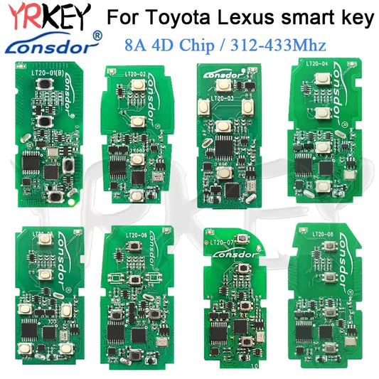 Lonsdor Universal Car Smart Remote Key LT20 for Toyota for Lexus for