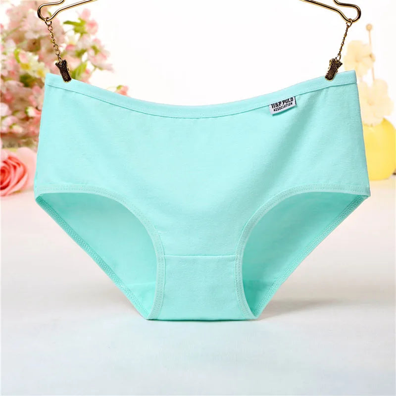 7Pcs/Lot Plus Size Underwear Women's Panties Cotton Girl Brief Sexy