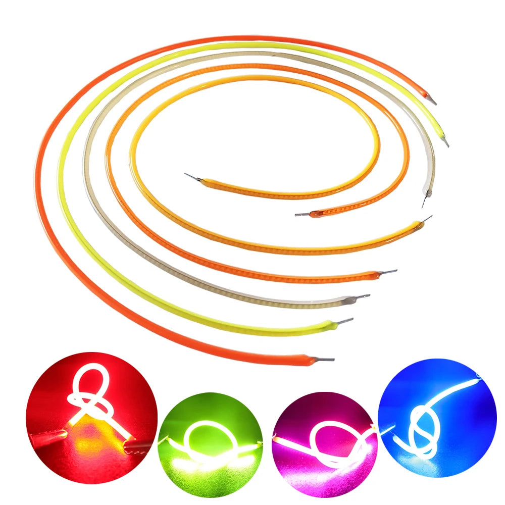 Led Soft Silament Edison Bulb Lamp Parts  DC3V 80mm 130mm 255mm 300mm