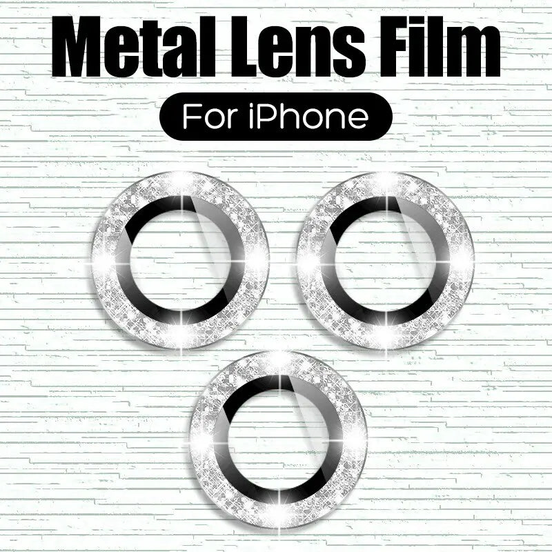 3Pcs Camera Lens Protector For iPhone 11 12 13 14 15 Pro Max Mini