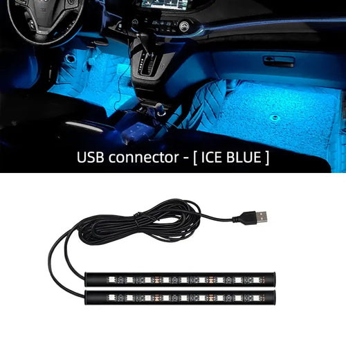 Car Neon Light Foot Light LED Interior Decoration Backlight Cigarette