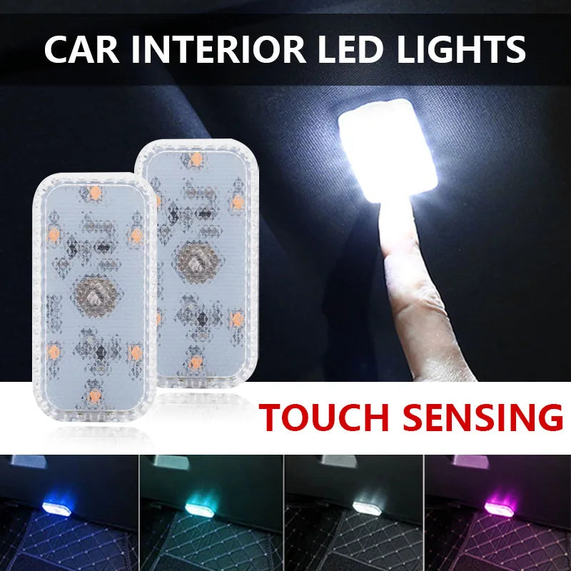 Mini Car Lighting LED Light Wireless Touch Light Interior Sensor