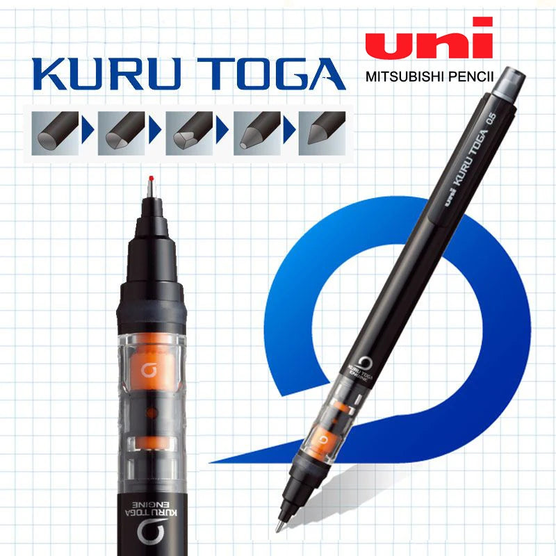 UNI Kuru Toga  Mechanical Pencil M5-452 Drawing Pencil 0.5mm Low