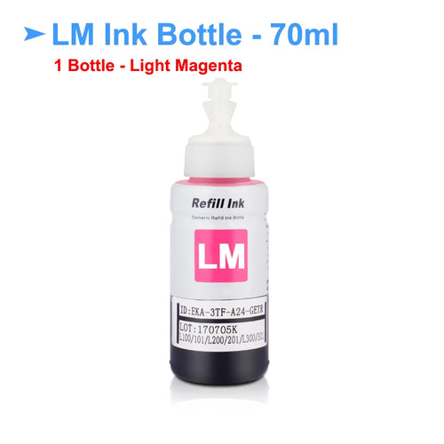 664 673 T673 Refill Dye Ink For Epson Eco Tank L805 L850 L810 L800