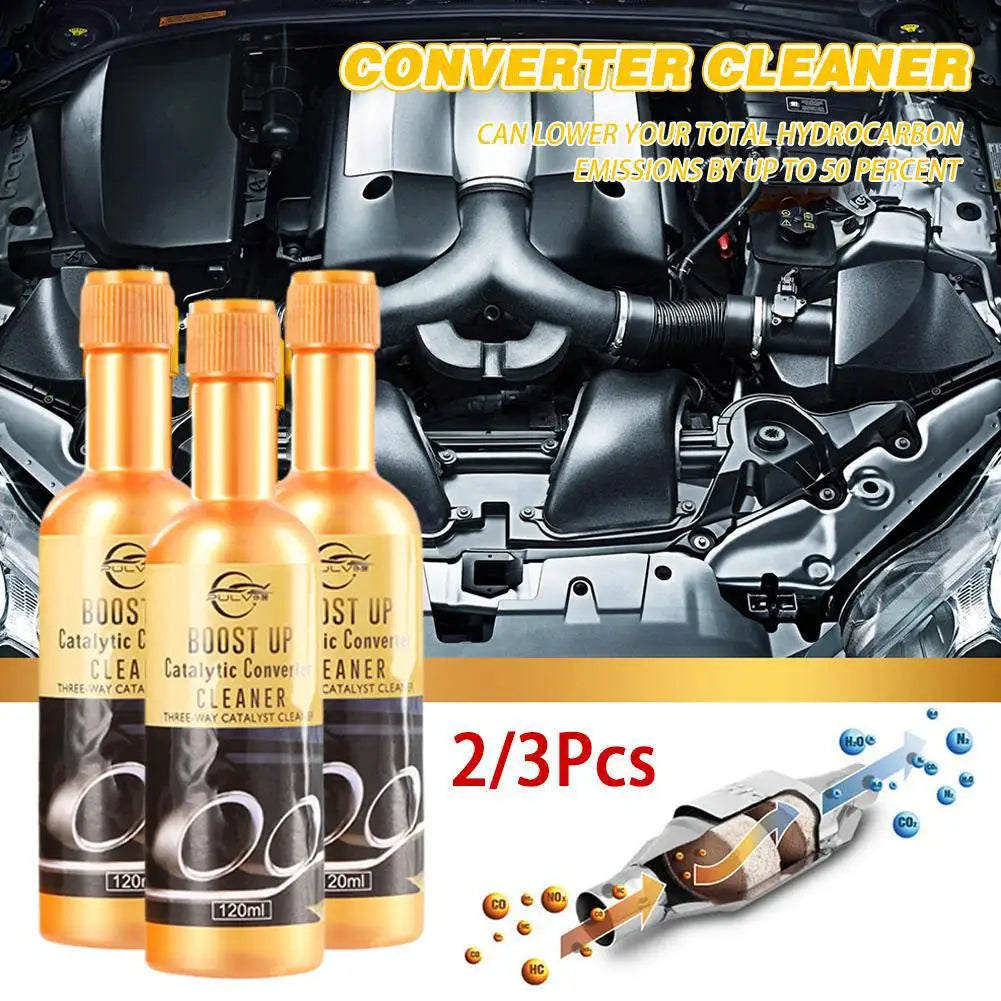3pcs 120ml Promotion Car Catalytic Converter Cleaners To Automobile