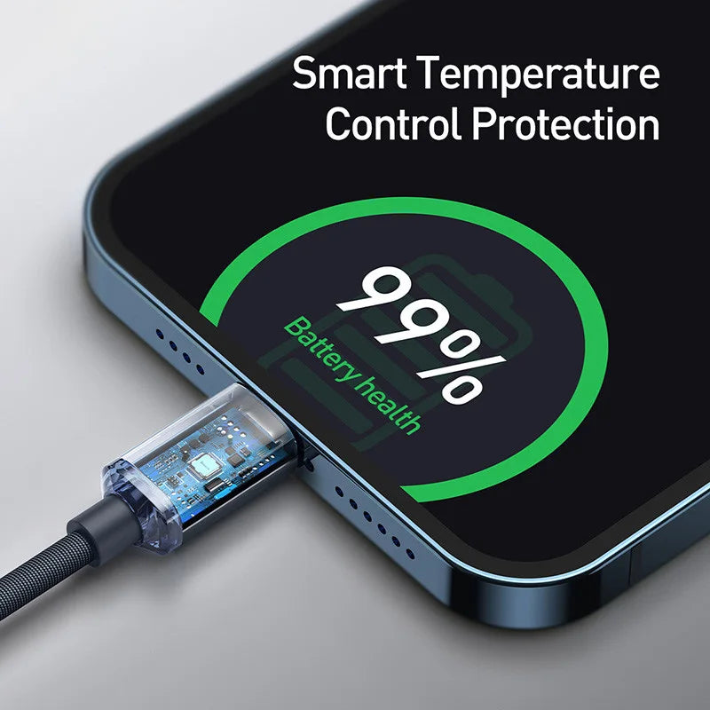 Baseus USB Type C PD 20W Cable for iPhone 14 13 12 Pro X 8 Fast USB C