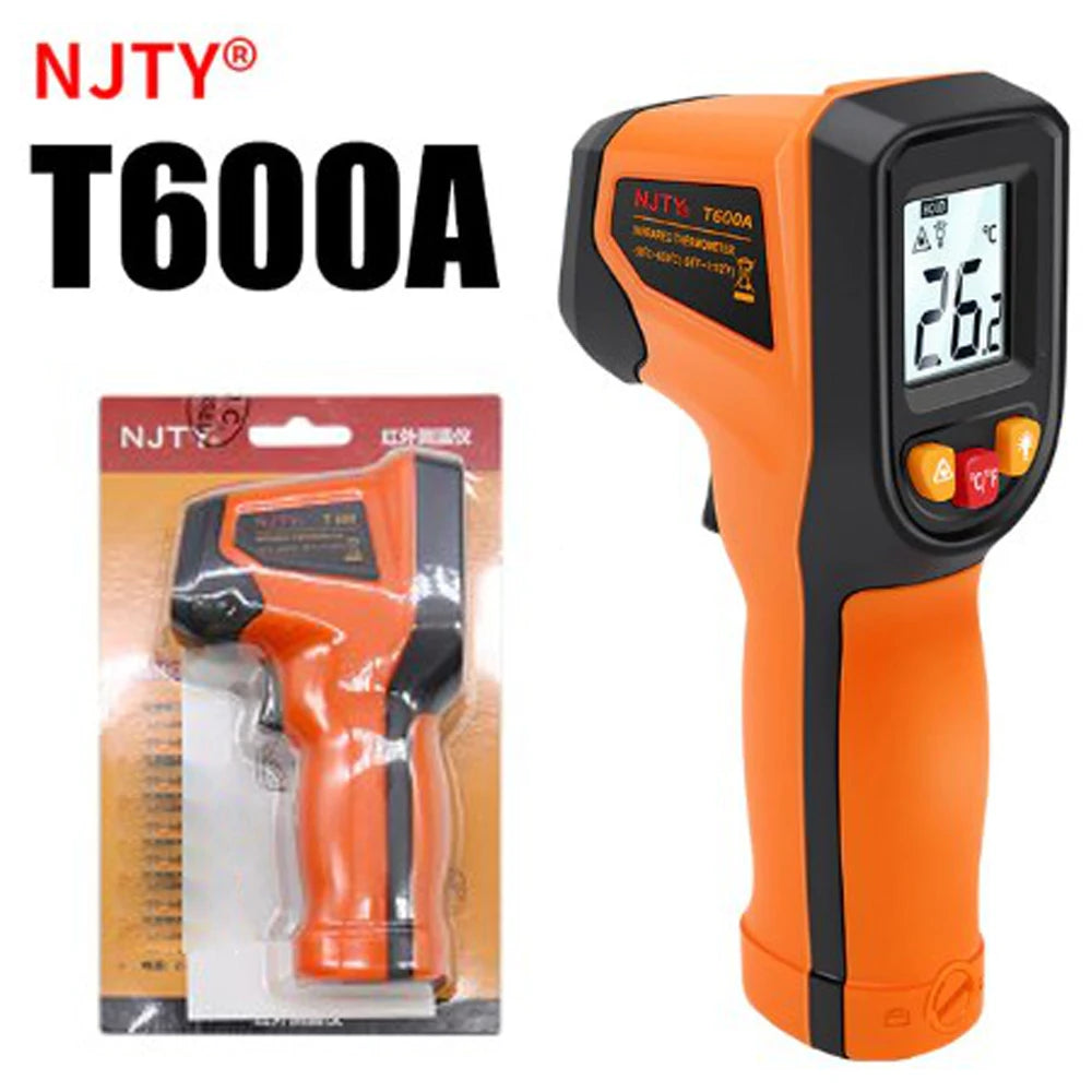 NJTY T400 T400A T600 T600A Digital Infrared Thermometer Laser