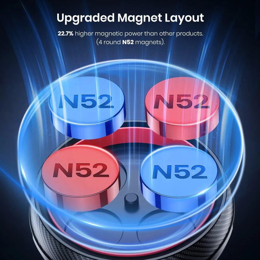 TOPK Magnetic Car Phone Mount in Car Phone Holder Air Vent Magnetic 6