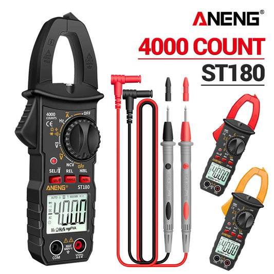 ANENG ST180  Digital Clamp Meter 4000 Counts AC Current  Ammeter